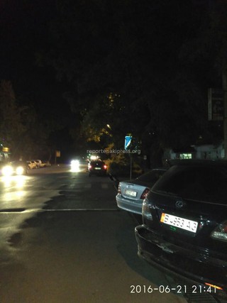 Дерево, закрывающее знак пешеходного перехода на ул.Толстого, обрезано, - мэрия Бишкека