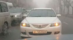 Видео – На Анкара-Достоевского водитель «Тойоты» выехал на встречную полосу