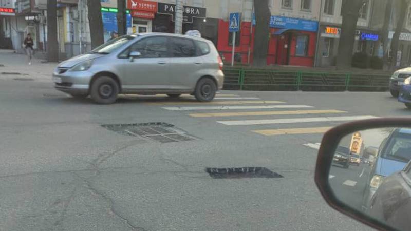 Мэрия прокомментировала жалобу горожанина на отсутствие знаков о ремонте на проспекте Чуй