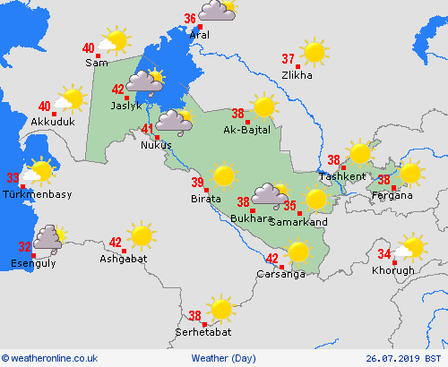 Точная погода ташкента