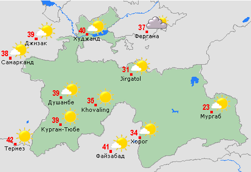 Screenshot_2019-08-02 обзор Таджикистан - пргностические карты - прогноз погоды