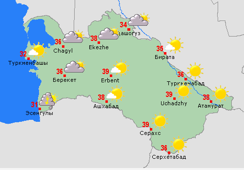 Screenshot_2019-08-27 обзор Туркмения - пргностические карты - прогноз погоды