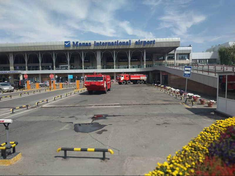 В Международном аэропорту «Манас» прошло командно-штабное учение — Tazabek