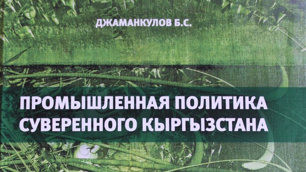 Ученый Академии наук выпустил свою монографию о промышленной политике суверенного Кыргызстана