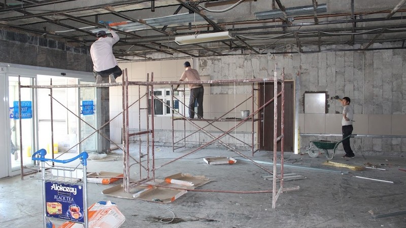 В аэровокзальном комплексе аэропорта «Манас» начаты ремонтно-отделочные работы — Tazabek