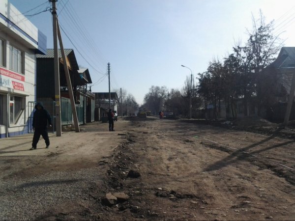 Мэрия: На 12 участках Бишкека начались дорожные работы за счет китайского гранта (список) — Tazabek