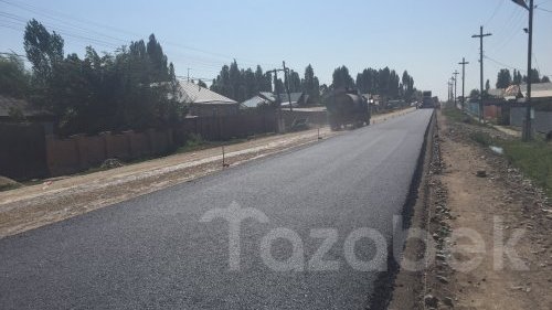 Фото — Ход реконструкции автодороги Тараз—Талас—Суусамыр — Tazabek