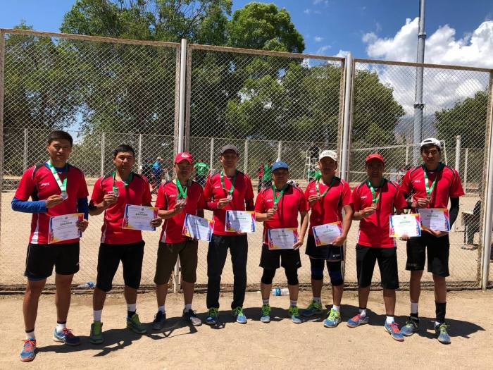 Акипресс спорт. Волейбол голубая команда.